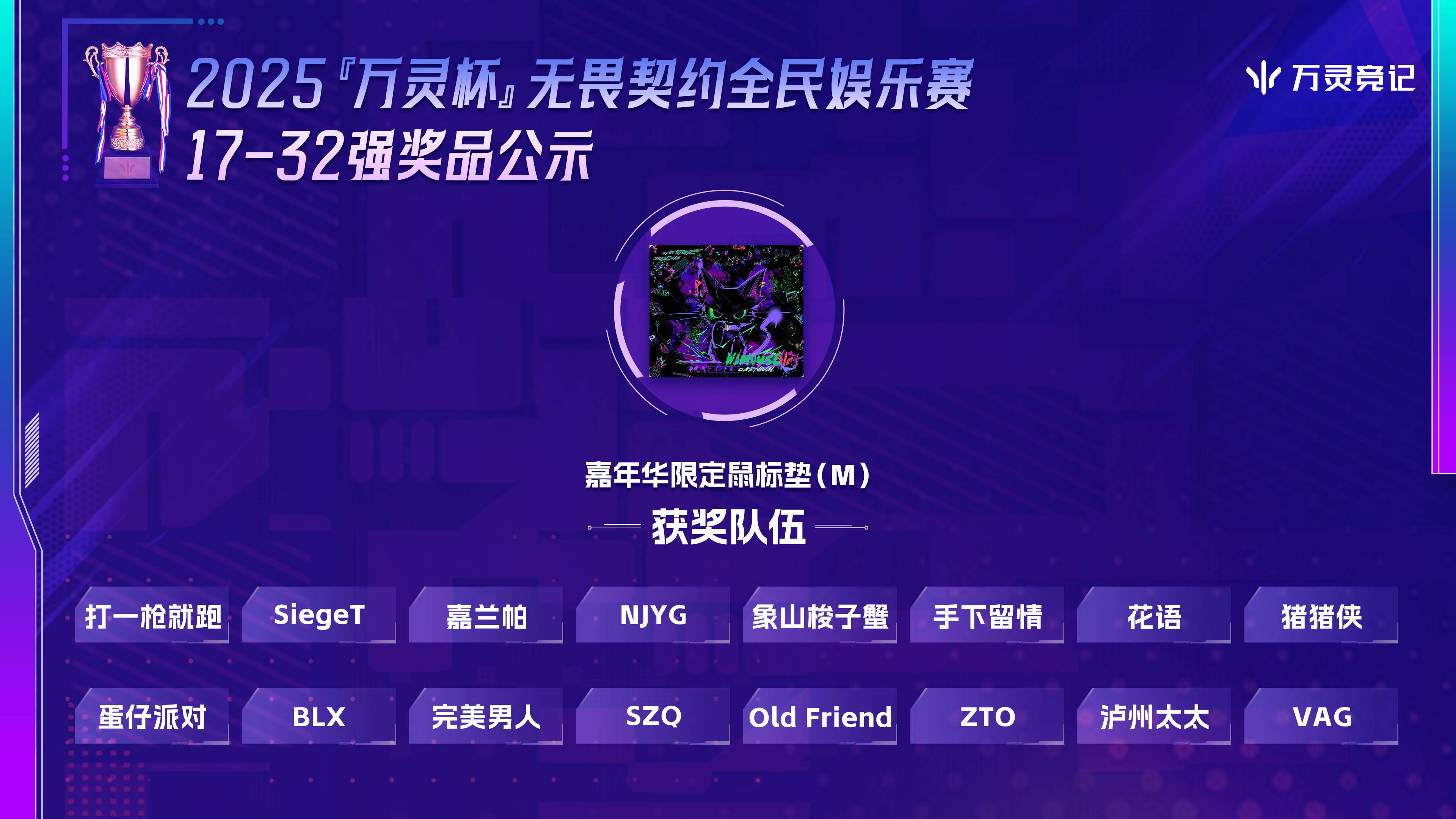 万灵杯无畏契约全民娱乐赛17-32强奖励表 拷贝